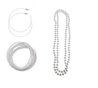 Zac's Alter Ego Plastic Jewellery Set for Fancy Dress 80s/Pop/Clubbers Hen Do