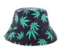 Zac's Alter Ego Rasta Cannabis/Pot/Weed Leaf Bucket Hat