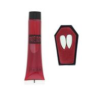 Zac's Alter Ego Scary Halloween Fake Blood, Spray Blood & Fangs - Fancy Dress Horror Vampire Zombie Costume Make Up