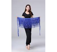 Zac's Alter Ego Sequins Tassel Skirt Belly Dance Skirt Rave Fringe Hip Scarf Costume Dance Mini Wrap Skirts for Women and Girls