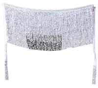 Zac's Alter Ego Sequins Tassel Skirt Belly Dance Skirt Rave Fringe Hip Scarf Costume Dance Mini Wrap Skirts for Women and Girls