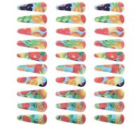 Zac's Alter Ego Set of 30Assorted 5cm Fruity Print Sleepy Clips/Snap Hair Clips