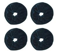 Zac's Alter Ego Set of 4 Value Velvet Hair Scrunchies - Basic Hair Accessory