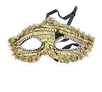 Zac's Alter Ego Shattered Mirror Effect Masquerade Mask with Sequin Outline