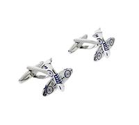 Zac's Alter Ego Spitfire Fighter Plane Cufflinks in Gift Box