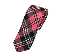 Zac's Alter Ego Tartan Print Tie For Fancy Dress, School Uniform
