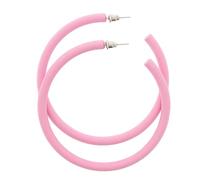 Zac's Alter Ego Thick Neon Plastic Hoop Earrings for Fancy Dress - 80s/ Pop/Clubbers