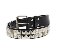 Zac's Alter Ego Two Row Pyramid Studded PU Belt