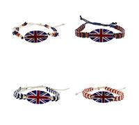 Zac's Alter Ego Union Jack Flag Braided Bracelet