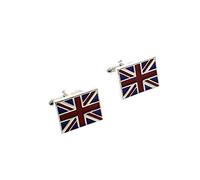 Zac's Alter Ego Union Jack Novelty Cufflinks in Gift Box