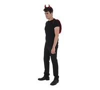 Zac's Alter Ego Unisex Halloween Fancy Dress Costume Devil Horns & Feather Wings Set