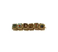 Zac's Alter Ego Unisex Wooden Religious Catholic Saints Icon Stretch Bracelet
