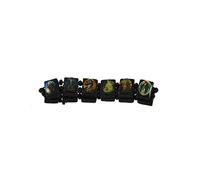 Zac's Alter Ego Unisex Wooden Religious Catholic Saints Icon Stretch Bracelet