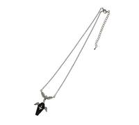 Zac's Alter Ego Upside Down Cross Inside Coffin with Wings Chain Necklace