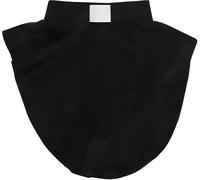 Zac's Alter Ego Vicar Clergy Collar Insert, Black Detachable Bib, Soft Breathable Cotton, Unisex Religious Ceremonial Wear
