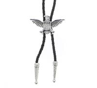 Zac's Alter Ego Vintage American Eagle Western/Cowboy/Rodeo PU Bolo Tie