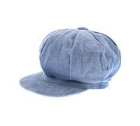 Zac's Alter Ego Vintage Corduroy Newsboy Cap/Baker Boy Hat - Selection of Colours Baby Blue