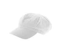 Zac's Alter Ego Vintage Corduroy Newsboy Cap/Baker Boy Hat - Selection of Colours Off-White