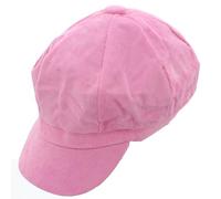 Zac's Alter Ego Vintage Corduroy Newsboy Cap/Baker Boy Hat - Selection of Colours Soft Pink
