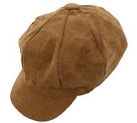 Zac's Alter Ego Vintage Corduroy Newsboy Cap/Baker Boy Hat - Selection of Colours Tan