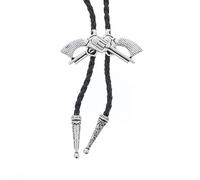 Zac's Alter Ego Vintage Guns Western/Cowboy/Rodeo PU Bolo Tie