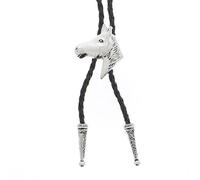 Zac's Alter Ego Vintage Horse Western/Cowboy/Rodeo PU Bolo Tie
