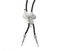 Zac's Alter Ego Vintage Saddle Western/Cowboy/Rodeo PU Bolo Tie