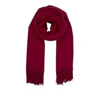 Zac's Alter Ego Warm Thick Soft Plain Wide Winter Scarf with Tassels