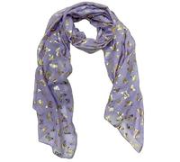 Zac's Alter Ego Women/Ladies Gold Foil Metallic Glitter Mini Butterfly Print Scarf