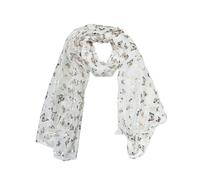 Zac's Alter Ego Women/Ladies Gold Foil Metallic Glitter Mini Butterfly Print Scarf