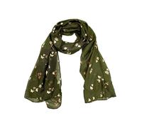 Zac's Alter Ego Women/Ladies Gold Foil Metallic Glitter Tiny Butterflies Print Scarf