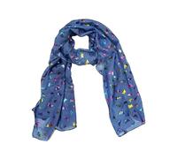 Zac's Alter Ego Women/Ladies Rainbow Foil Metallic Glitter Mini Butterfly Print Scarf