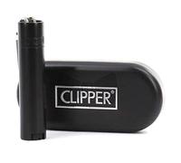 Zactly - 1 x Metal Clipper Lighter with Gift Box Tin Case - LIMITED EDITION (MATTE BLACK)
