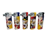 Zactly - 3 x BULLDOG Standard Flame Lighters Design Set Windproof Gas Refillable Limited Edition