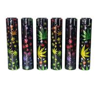 Zactly - Metal engraved Rasta Jet Design Set, Gas Refillable Rare Lighter - Limited Edition (3)