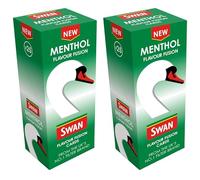 Zactly - Swan Menthol Flavour Fusion Cards, Fresh Menthol Boost for Cigarettes & Roll-Ups, Easy-to-Use Tobacco Alternative, Infuses Smooth Refreshing Flavour, No Direct Tobacco Contact (2 Boxes of 25)