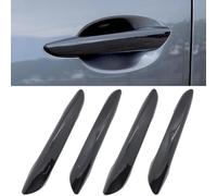 Zacxoxsr No Adhesive Car Door Handle Cover Protector Compatible for Mazda Accessories (1. Glossy Black)
