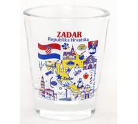 Zadar Croatia Great Croatian Cities Collection Shot Glass