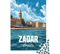 Zadar Croatia Jigsaw Puzzle for Adults, 1000 Pieces, 70x50cm/1000pcs, Quiet Home Activity, Focused Puzzle Time And Quiet Weekends