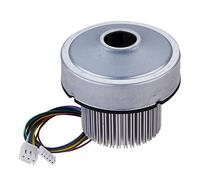 ZADCCS 4235 DC 12V/24V/48V Three-phase DC Brushless Centrifugal Blower,Planter Blower,Small High Pressure DC Centrifugal Air Blower. for ventilating(24V Blower and Drive)