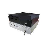 ZADCCS Cash Register, Cash Drawer POS Register Five Grids Three Section Of The Cashier Box With RJ11 Interface For Supermarket And Shops