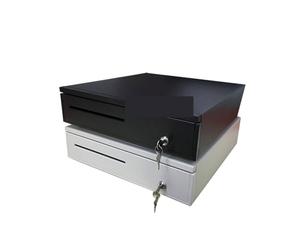 ZADCCS Cash Register, Cash Drawer POS Register Five Grids Three Section Of The Cashier Box With RJ11 Interface For Supermarket And Shops