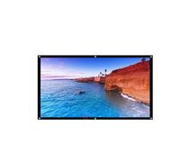 ZADCCS Projector Screen, 100 Inch 16:9 Outdoor Simple Portable Projector Essentials Travel Front & Rear Projection Screen Night Super Thin for Home Theater(100 inch)