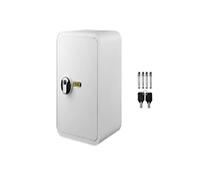 ZADCCS Security Safe Box, Fingerprint Locks Safe Deposit Box, 1/1.8 Cubic Feet Secret Hidden Piggy Bank W/ 2 Keys Store Money Use for Home Office for Home Office Hotel(White 1.8 Cubic Feet)