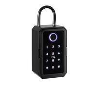ZADCCS Security Safe Box, Key Safe Box Tuya TTLOCK Smart Key Box Finrprint App Romote Key Lockbox Safety Digital Intellint Key Security for Home Office Hotel(Nero)