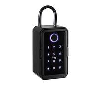 ZADCCS Security Safe Box, Tuya Key Safe Ttlock Finrprint Digital Cylinder Box App Remote Access Wall Mounted Security Lockbox for Home Office Hotel