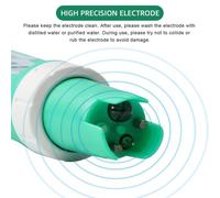 ZADCCS Water Tester, 10 In 1 PH/EC/TDS/ORP/H2/Fertile/Salinity/S.G./Resistivity/Temp Water Quality Meter Digital Multifunction Tester For Aquariums for Tap, Aquarium(Replace Probe)