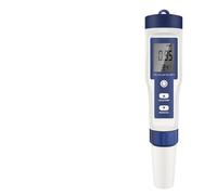 ZADCCS Water Tester, 5 In 1 Digital PH TDS EC Meter Salinity Temperature Tester Conductivity Water Filter Purity Pen With Backlight for Tap, Aquarium(Without backlight)