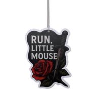 Zade Meadows Air Freshener | Rose Scented | Run Little Mouse Car Decor | Funny Bookish Gift | Haunting Adeline Merch | Dark Romance Fan Gift