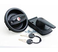 ZADI® Caravan Entrance Lock Black Right-Hand